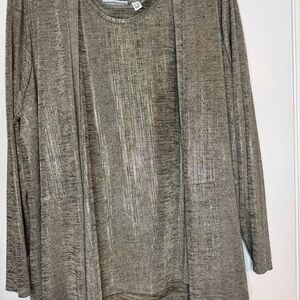 Elegant Women's Cardigan in Heather Gray